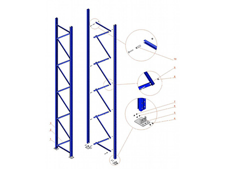 Australian Standard Pallet Rack (3 Inch Pitch)
